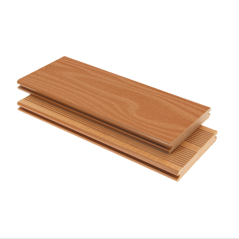 Traditional / Capped Wood Plastic Composite WPC Decking popular in worldwide